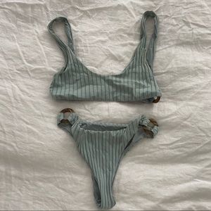 Amuse society ribbed bikini